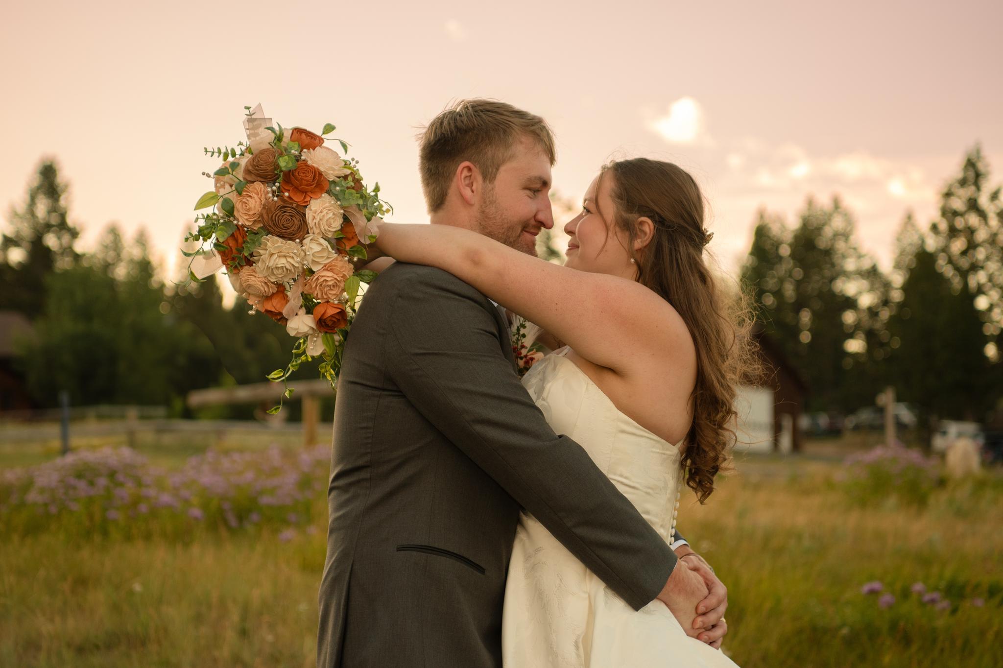 The Sky Whispered Their Love Story-A Heart-Shaped Sunset at Homestake Lodge