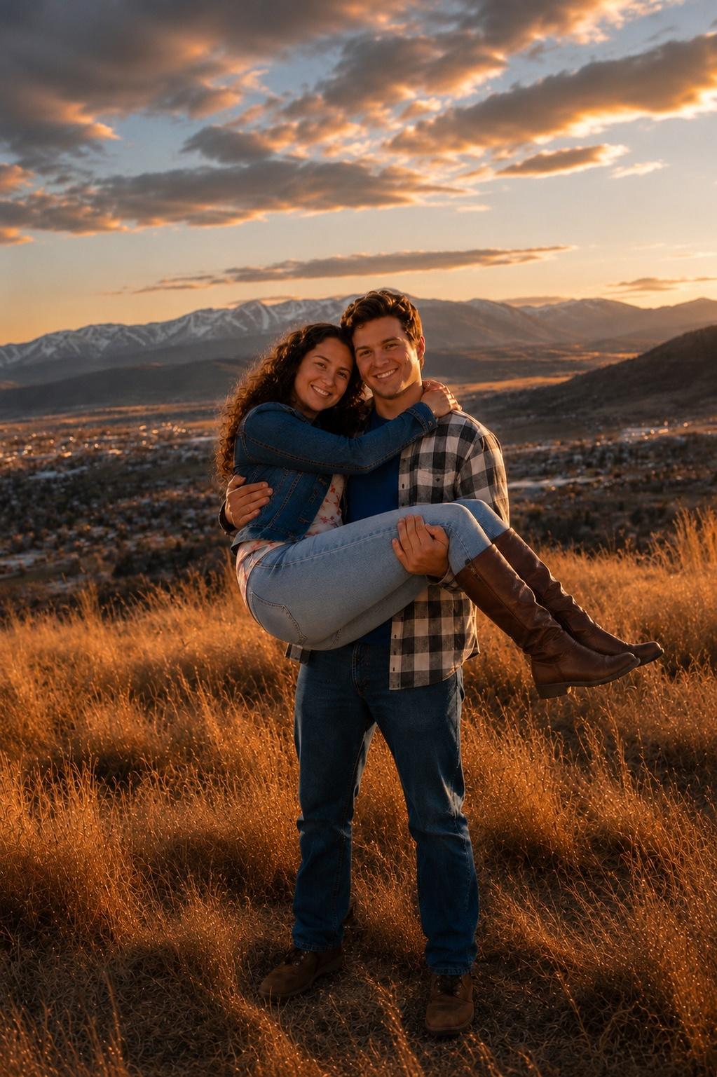 MT Con Mine Engagement Session | A Love Story Rooted in Butte, Montana History