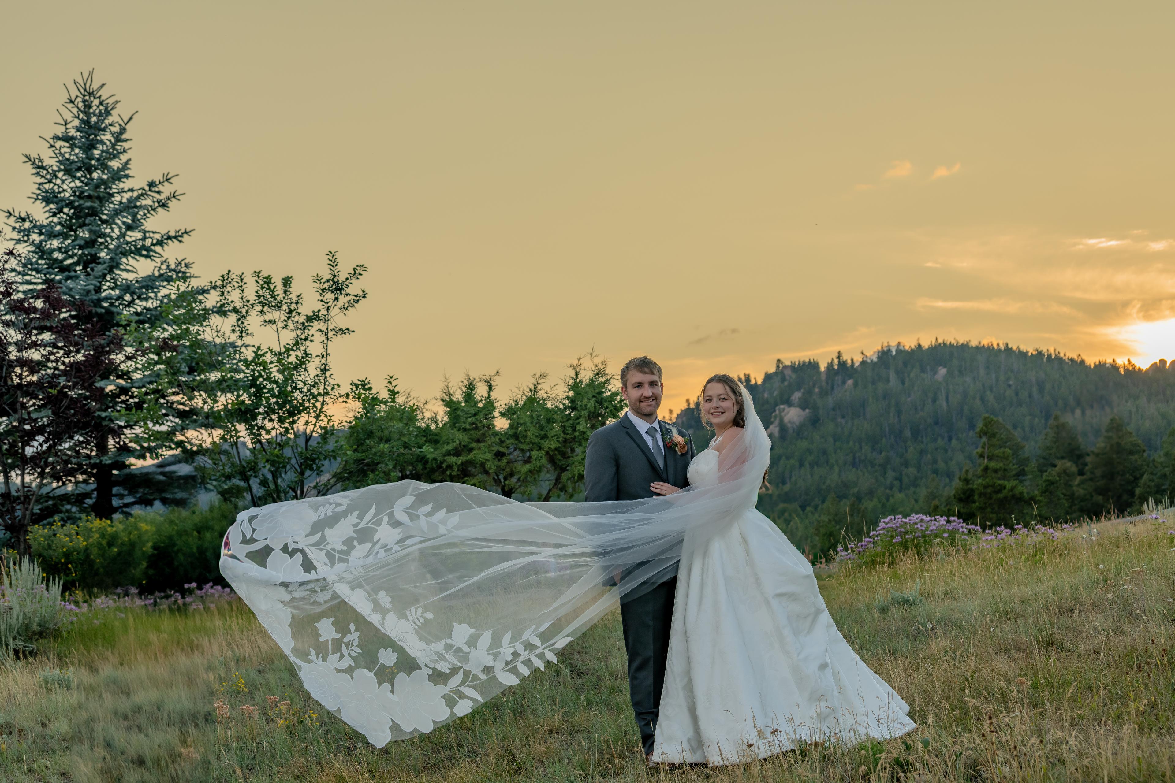 The Sky Whispered Their Love Story-A Heart-Shaped Sunset at Homestake Lodge